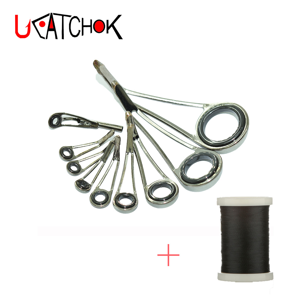 Fishing Rod Repair Kit - 9 chiếc/Bộ Đá Cá Hồi Câu