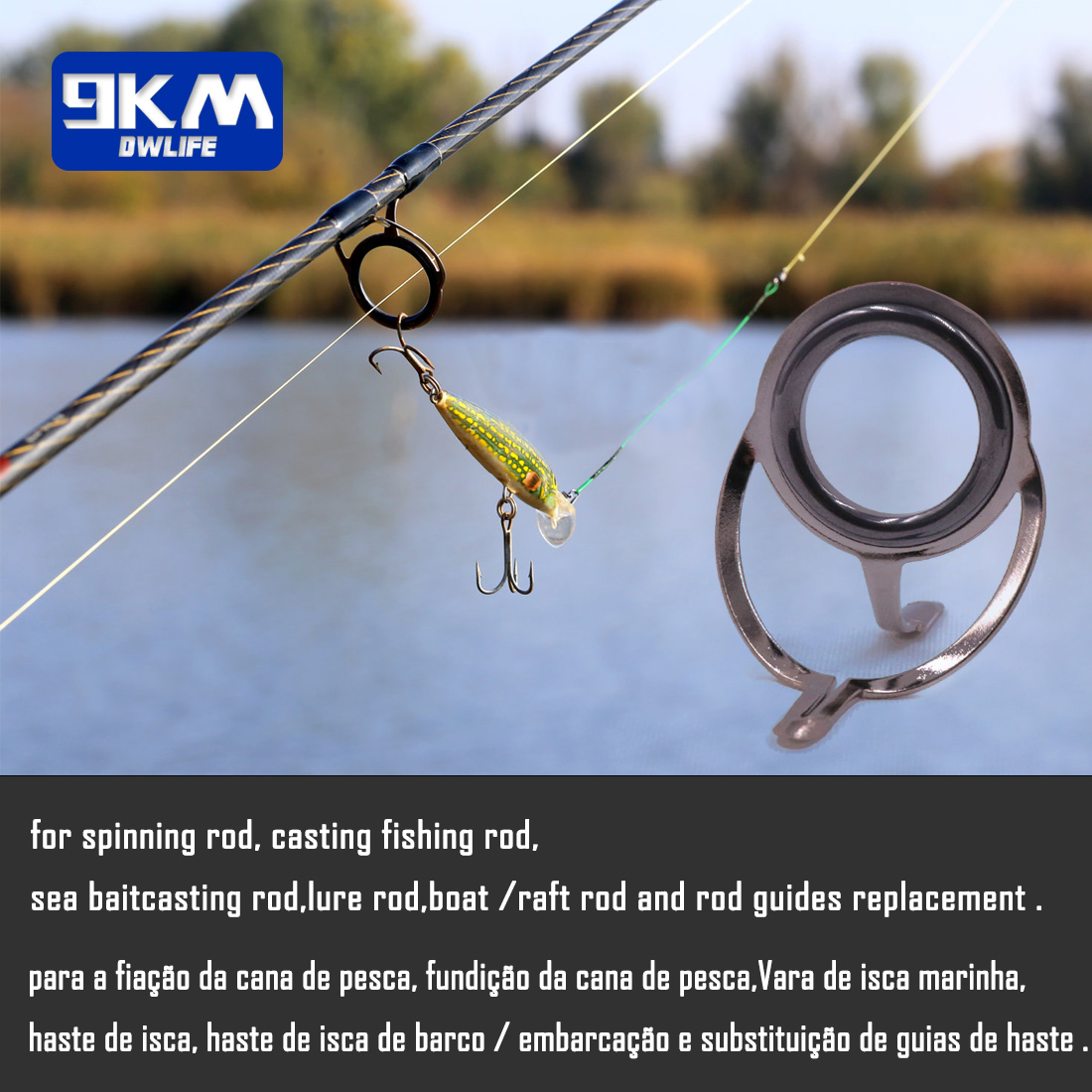 Cần Câu Cá Hướng Dẫn 50 ~ 120  - đánh giá và giá Fishing Rod Guide Replacement