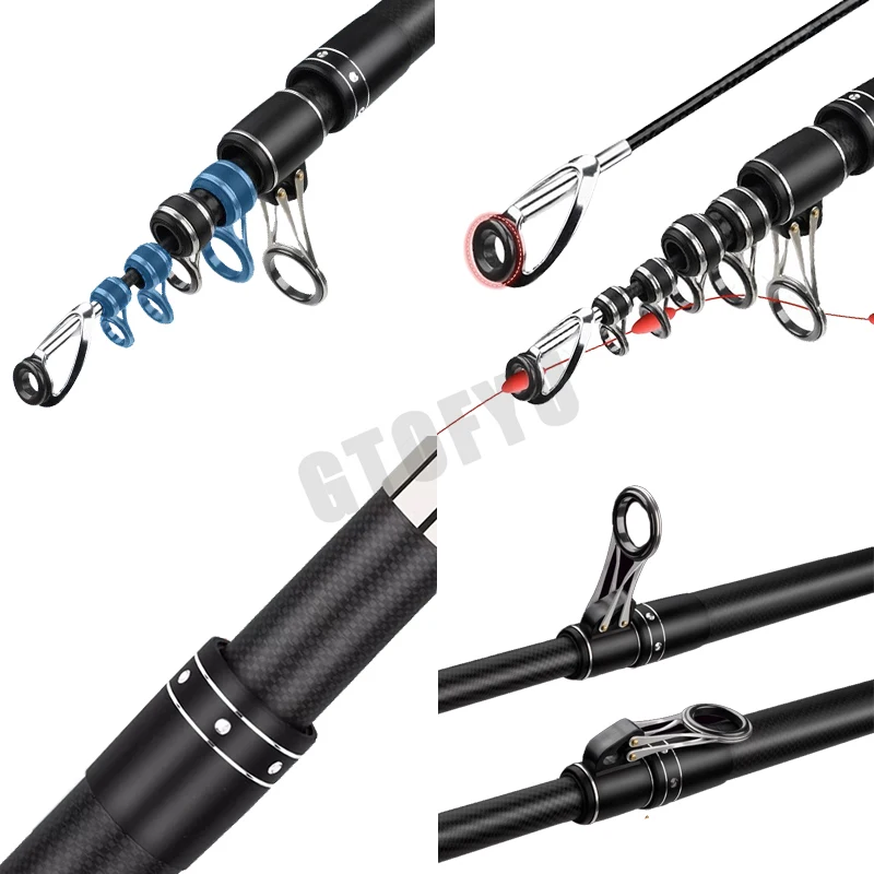 3.6m 4.5m 5.0m 5.4m Telescopic - đánh giá và giá Fishing Rod Surf