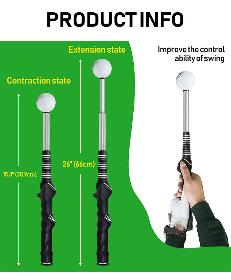 Golf Telescopic Swing Trainer  - đánh giá và giá Fishing Rod Telescopic