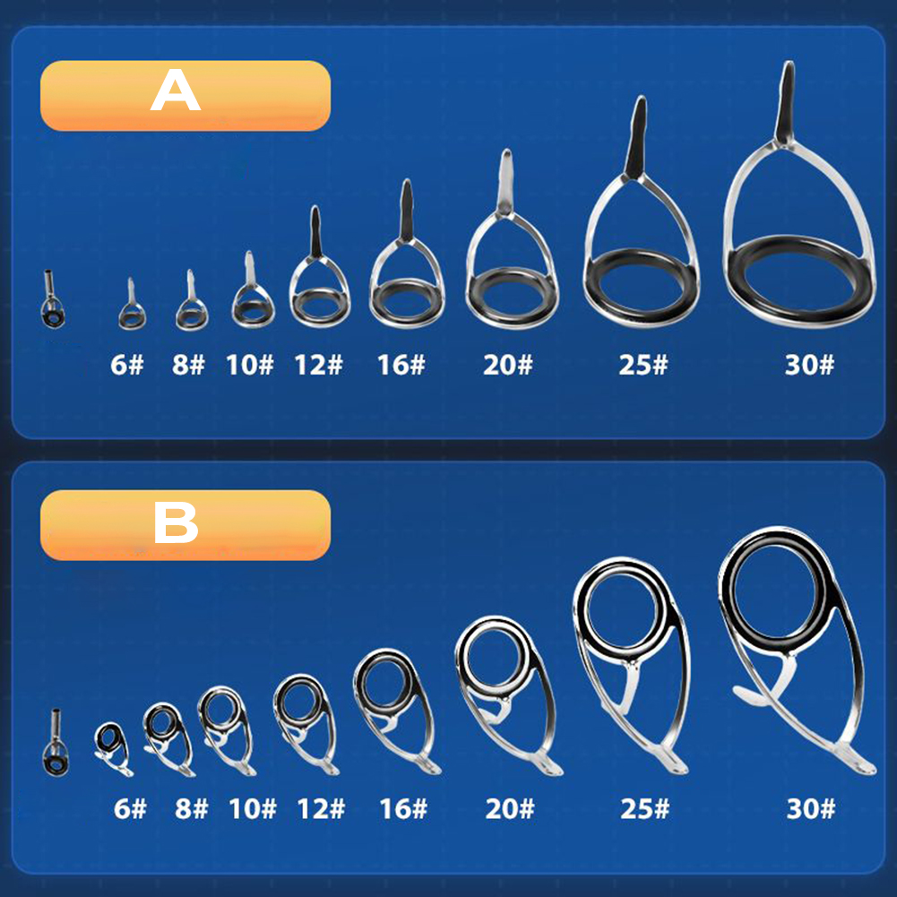 9 Pcs Fishing Rod  Guide Ceram - đánh giá và giá Fishing Rod Repair Kit