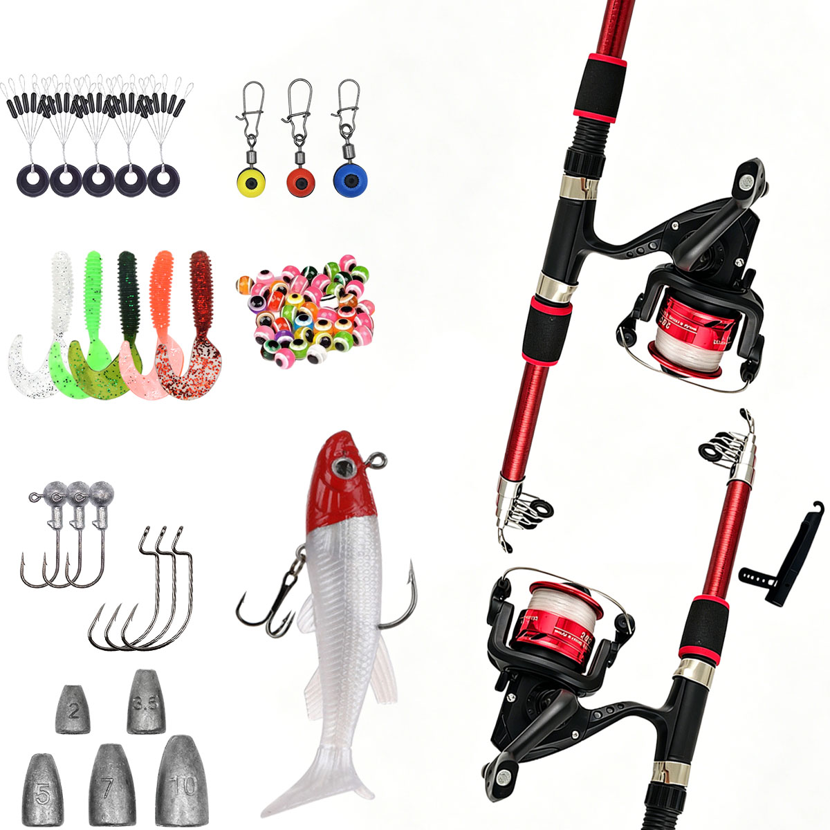 Spinning Fishing Rod and Reel  - đánh giá và giá Fishing Rod Combo