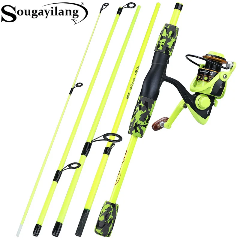 Sougayilang Portable 5 Section - đánh giá và giá Fishing Rod Combo