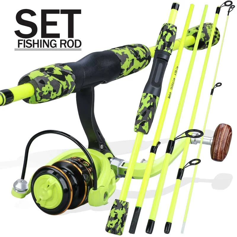 Sougayilang Portable 5 Section - đánh giá và giá Fishing Rod Combo