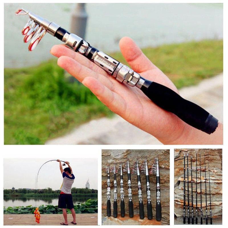 1M Adjustable Telescopic Fishi - đánh giá và giá Fishing Rod Casting